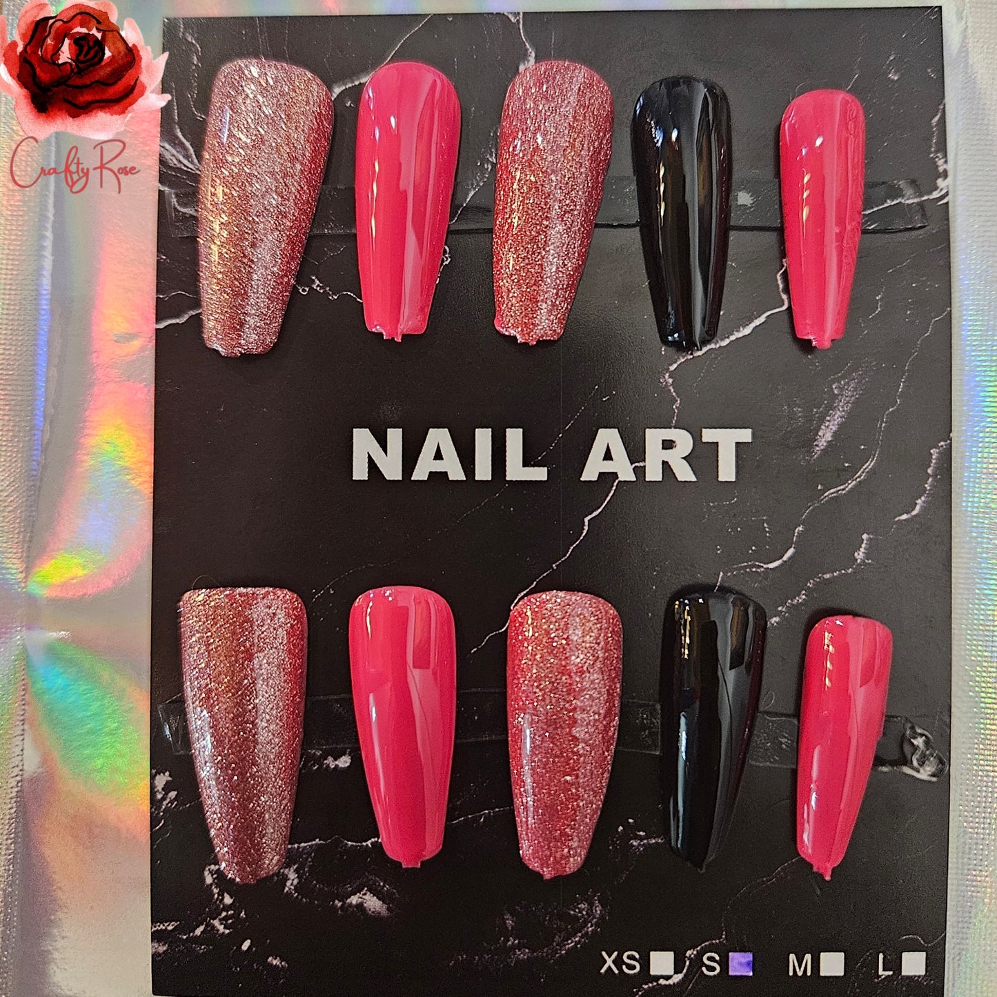 Press On Nails Large Coffin