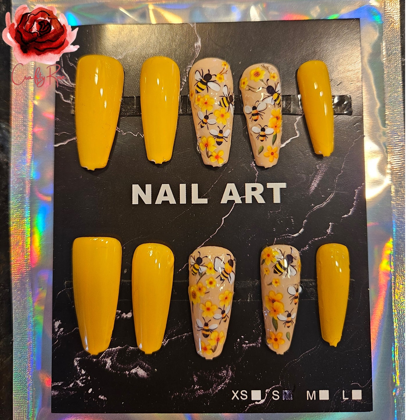 Press On Nails Large Coffin