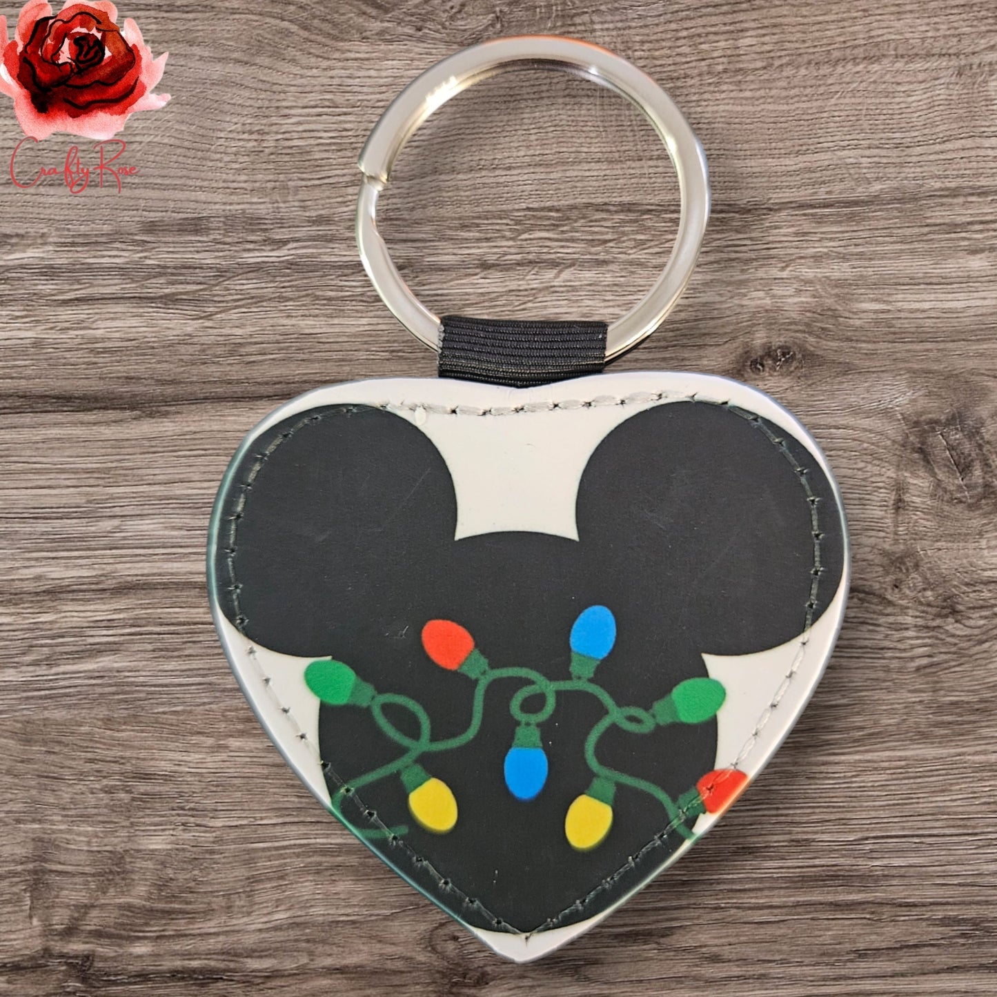 Christmas PU Leather Keychains