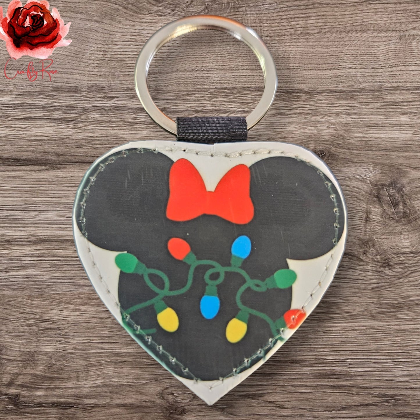 Christmas PU Leather Keychains