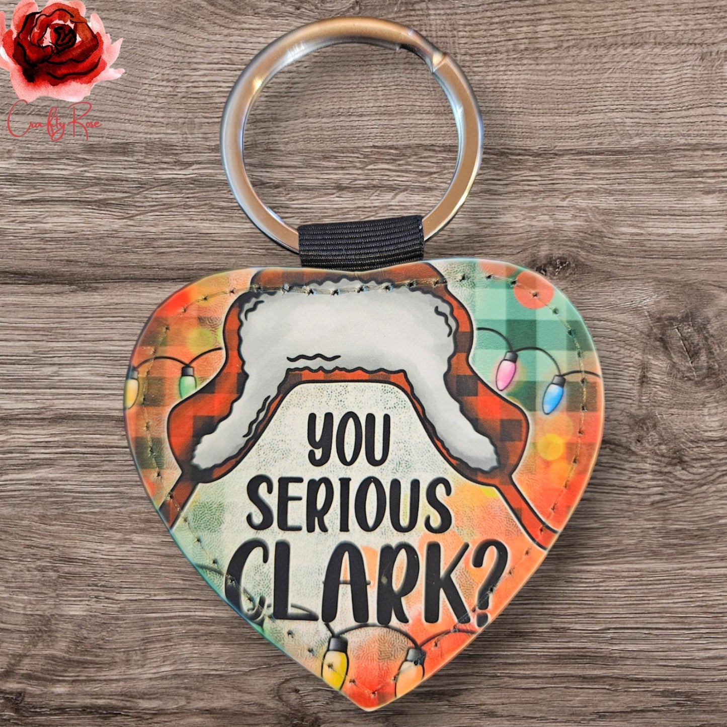 Christmas PU Leather Keychains