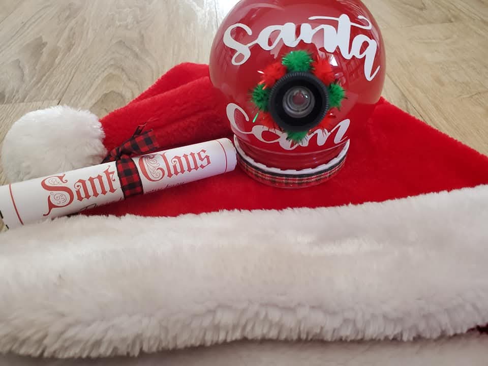 Pretend Santa Cams With Santa Letter