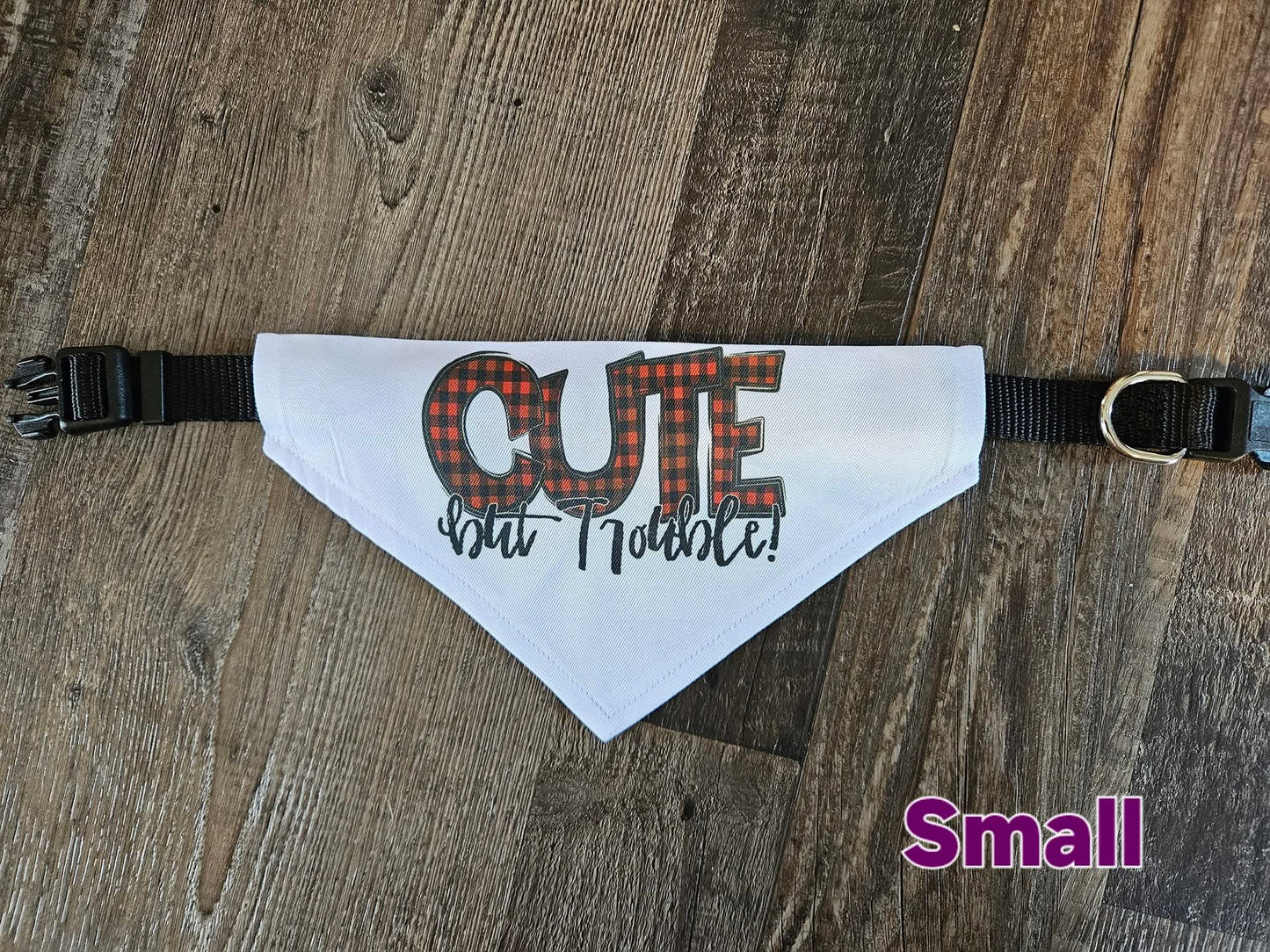 Custom Pet Bandanas - With Collar