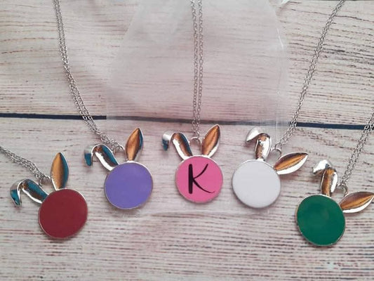 Custom Easter Bunny Necklaces