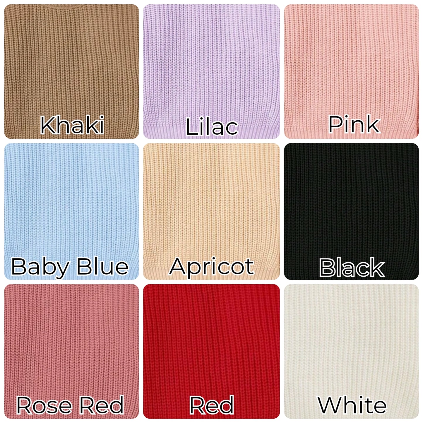 Personalized Name Hand Embroidered Sweaters